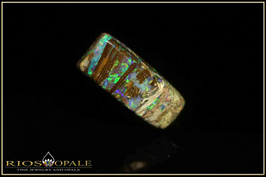 Jundah opalisiertes Holz Pipe Boulder Opal - 7,78ct